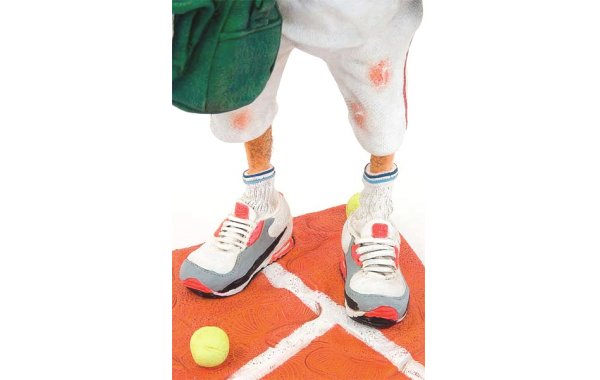 Bild 4 - Tennis player - Tennisspieler