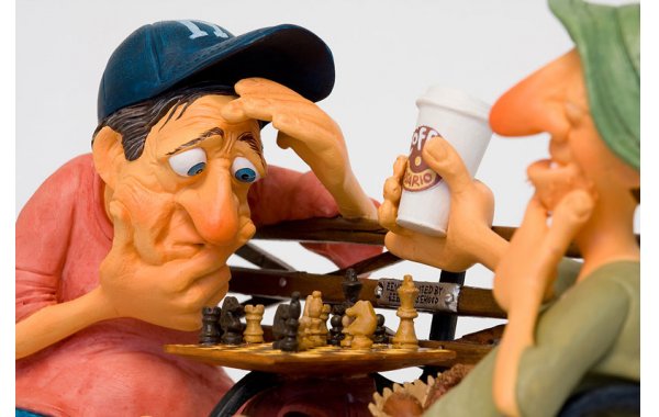 Bild 6 - Schachspieler central park