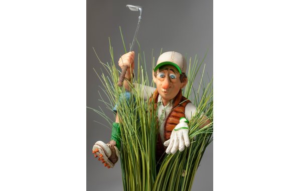 Bild 2 - Golfer in the rough - Golfeur rough