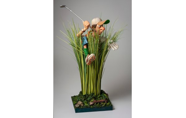Bild 4 - Golfer in the rough - Golfeur rough