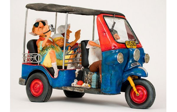 Bild 1 - Tuk-Tuk Motorrad Rikscha