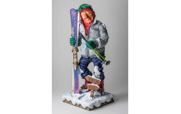 Bild 1 - Skifahrer - the skier