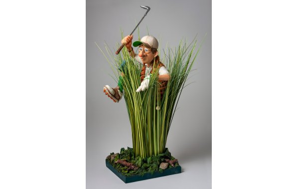Bild 1 - Golfer in the rough - Golfeur rough