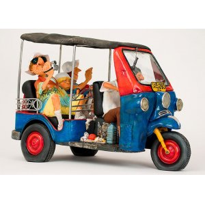 Tuk-Tuk Motorrad Rikscha