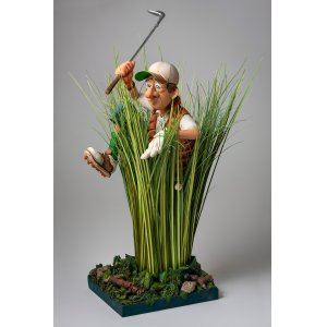 Golfer in the rough - Golfeur rough